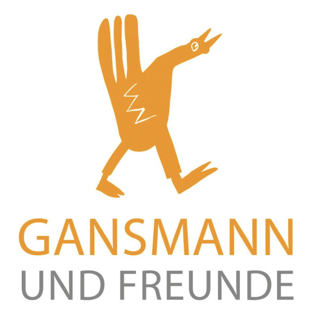 "Gansmann und Freunde" Baumwollmütze jeansblau