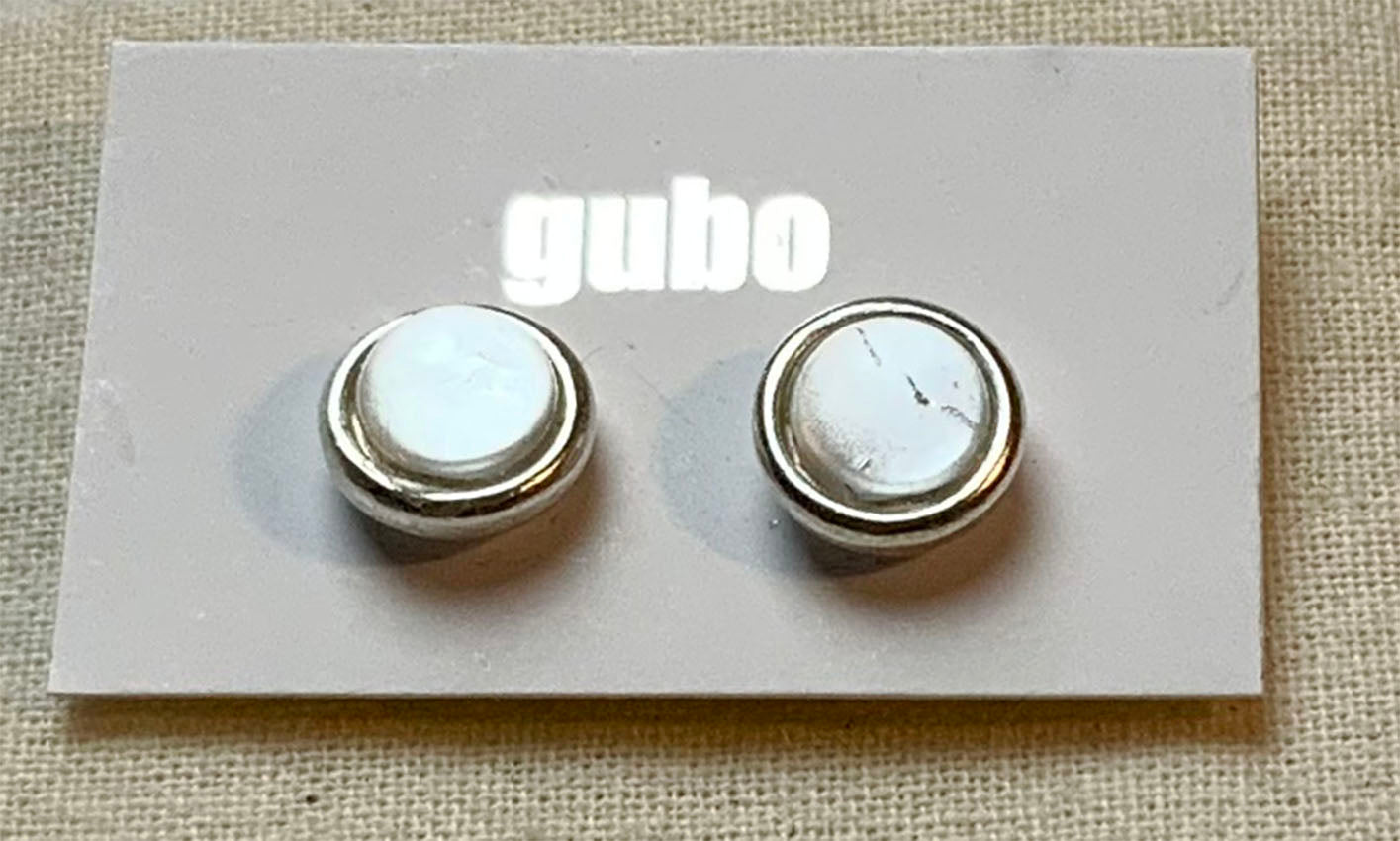 gubo Ohrstecker round